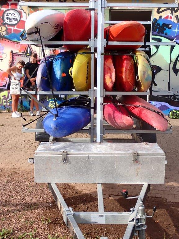 Schülerprojekttage Einstieg ins Paddeln, Goethe-Gymnasium Freiburg
