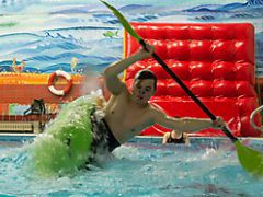 Winter-Training im Schwimmbad Lehen